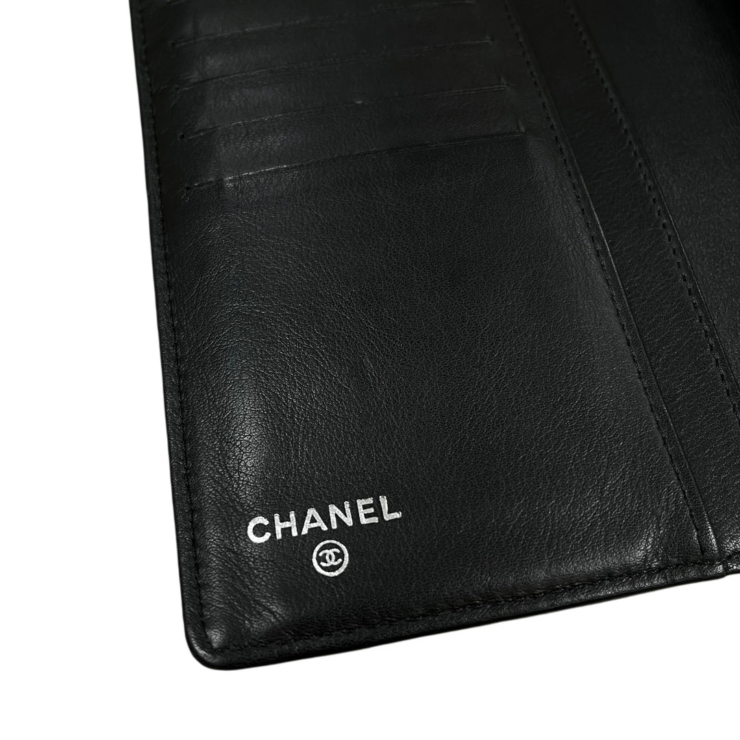*CHANEL Chanel 2 -fold wallet Coco mark