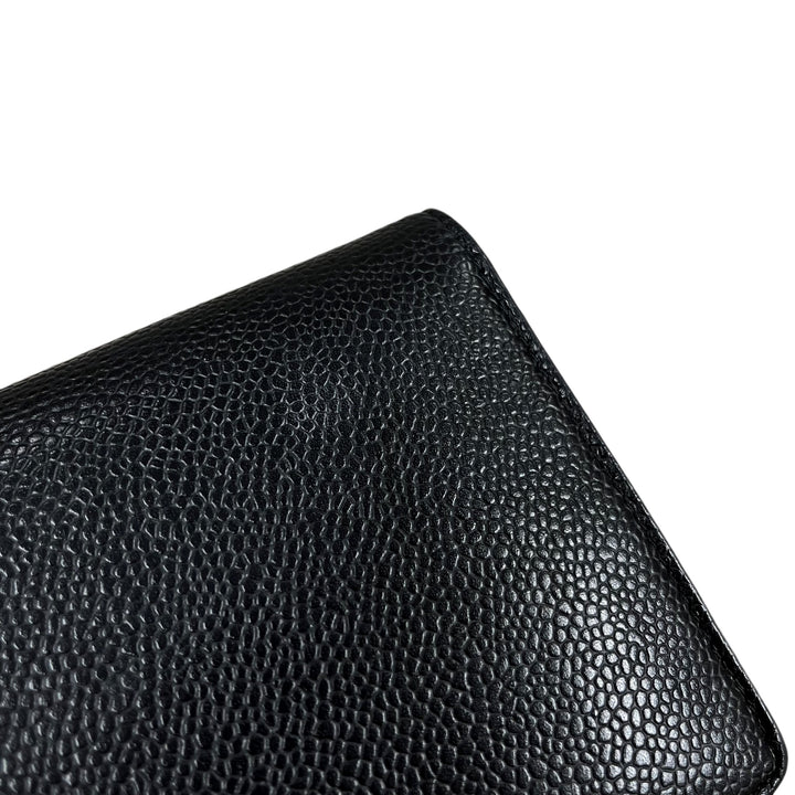 *CHANEL Chanel 2 -fold wallet Coco mark