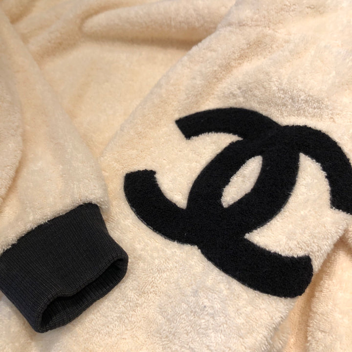*CHANEL シャネル テリークロス トレーナー スウェット COCO ココマーク パイル