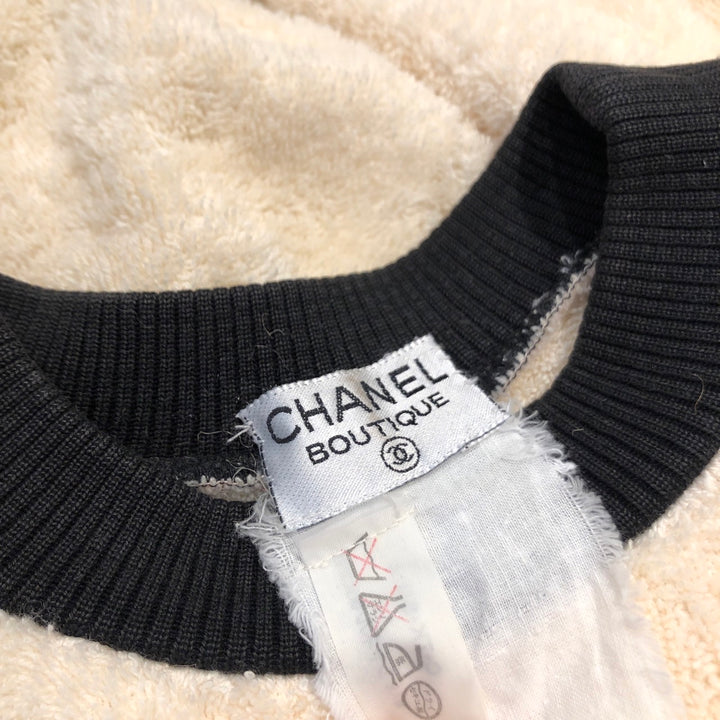 *CHANEL シャネル テリークロス トレーナー スウェット COCO ココマーク パイル